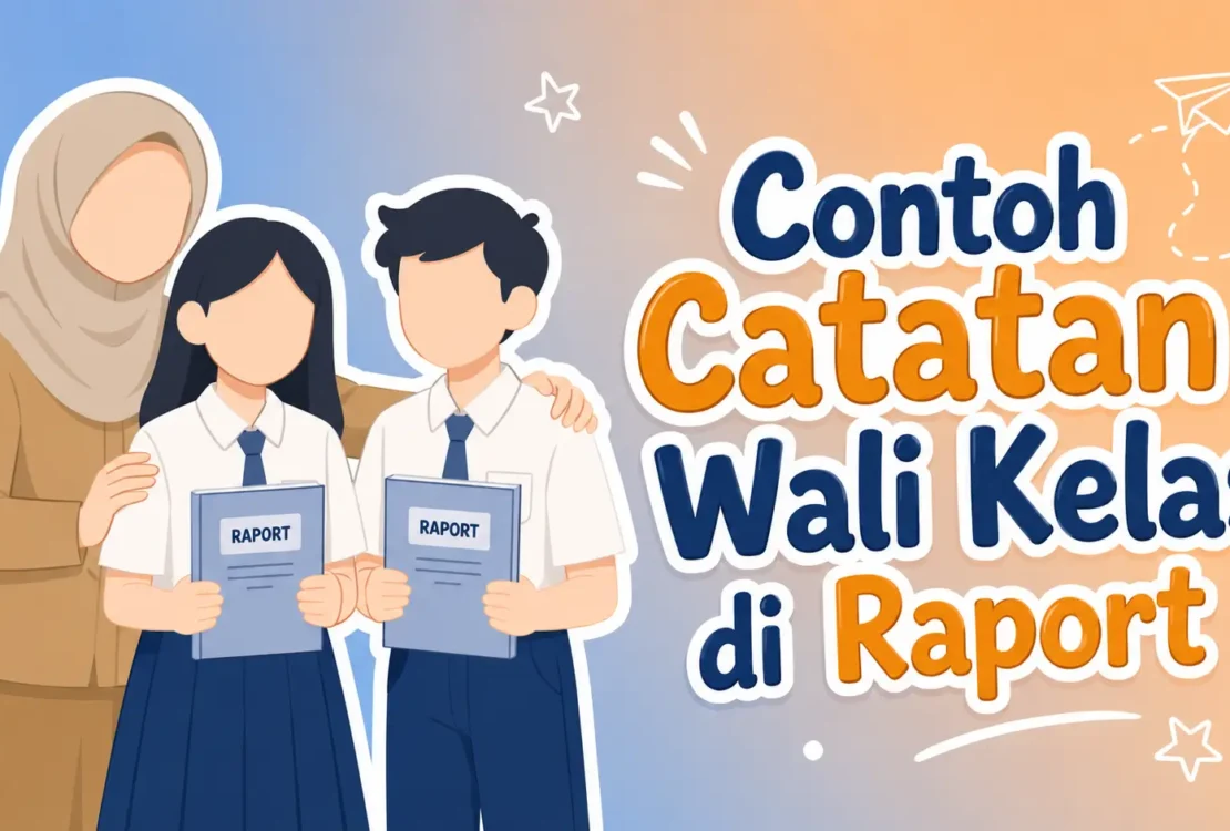 60 Contoh Catatan Wali Kelas Semester Genap di Raport untuk Siswa Berprestasi