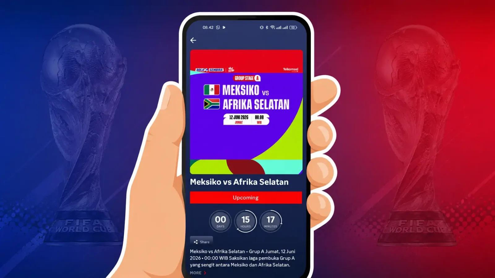 Cara Nonton Piala Dunia 2026 di HP via Aplikasi Folaplay dan MAXstream TV